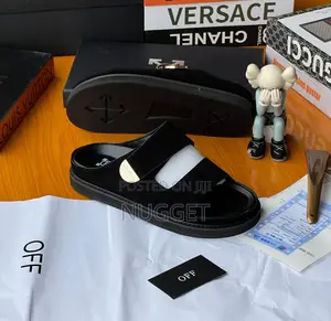 Off-White Black Suede Pam High Grade Comortable