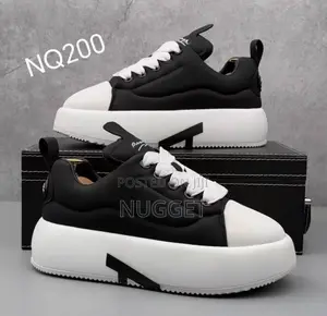 High Quality 2 Color Way(Black and White)Sneakers at Affordable Price