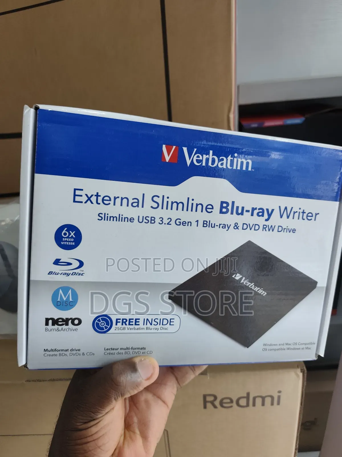 Verbatim External Slimline Blu Ray Writer