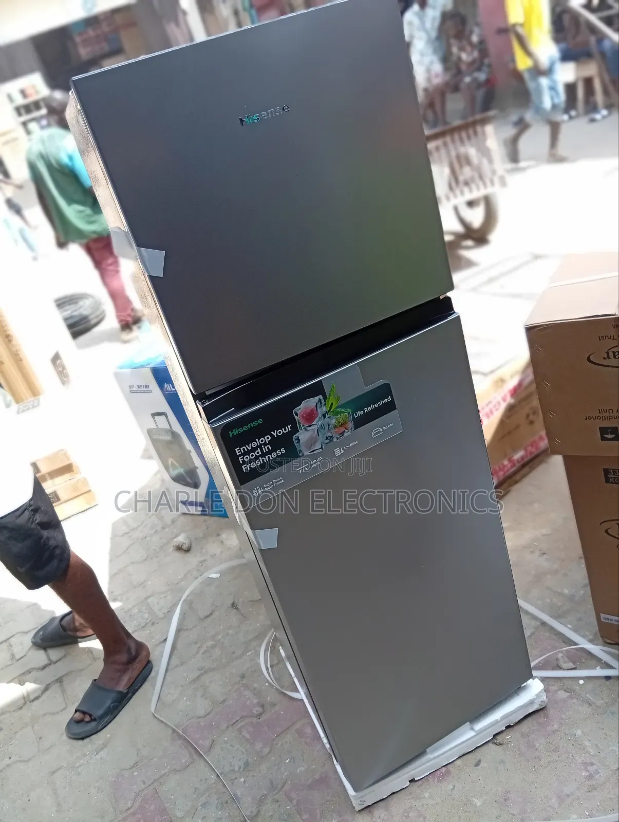 Original Hisense Double Fridge and Freezer