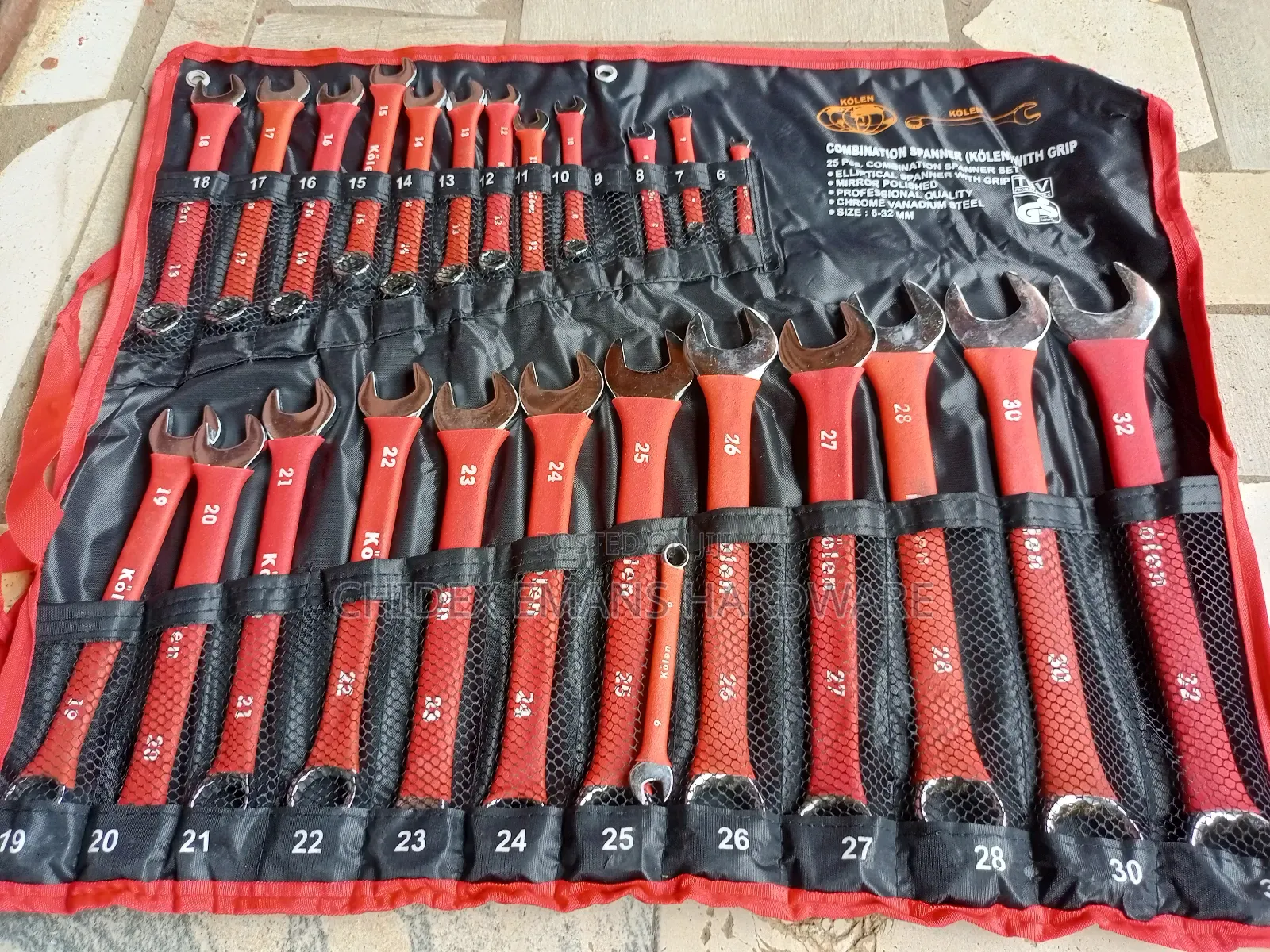 Kolen Insulated Combination Spanner Set (Electrical)