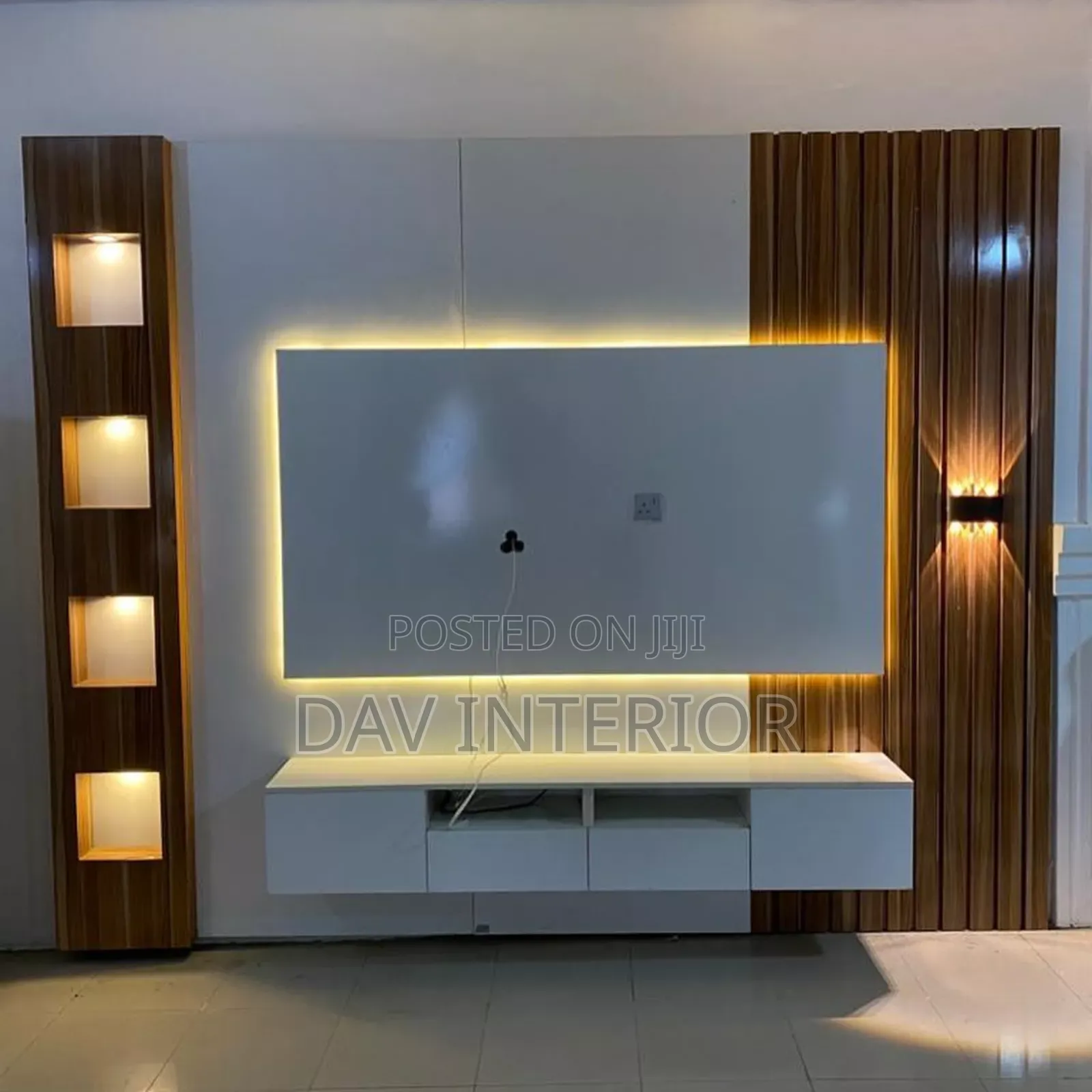 Modern Tv Console Made With MDF More