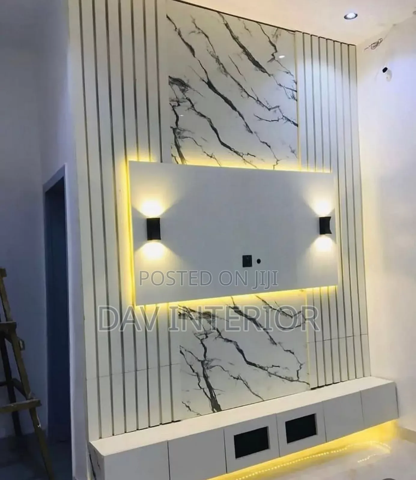 Modern Tv Console Made With MDF More