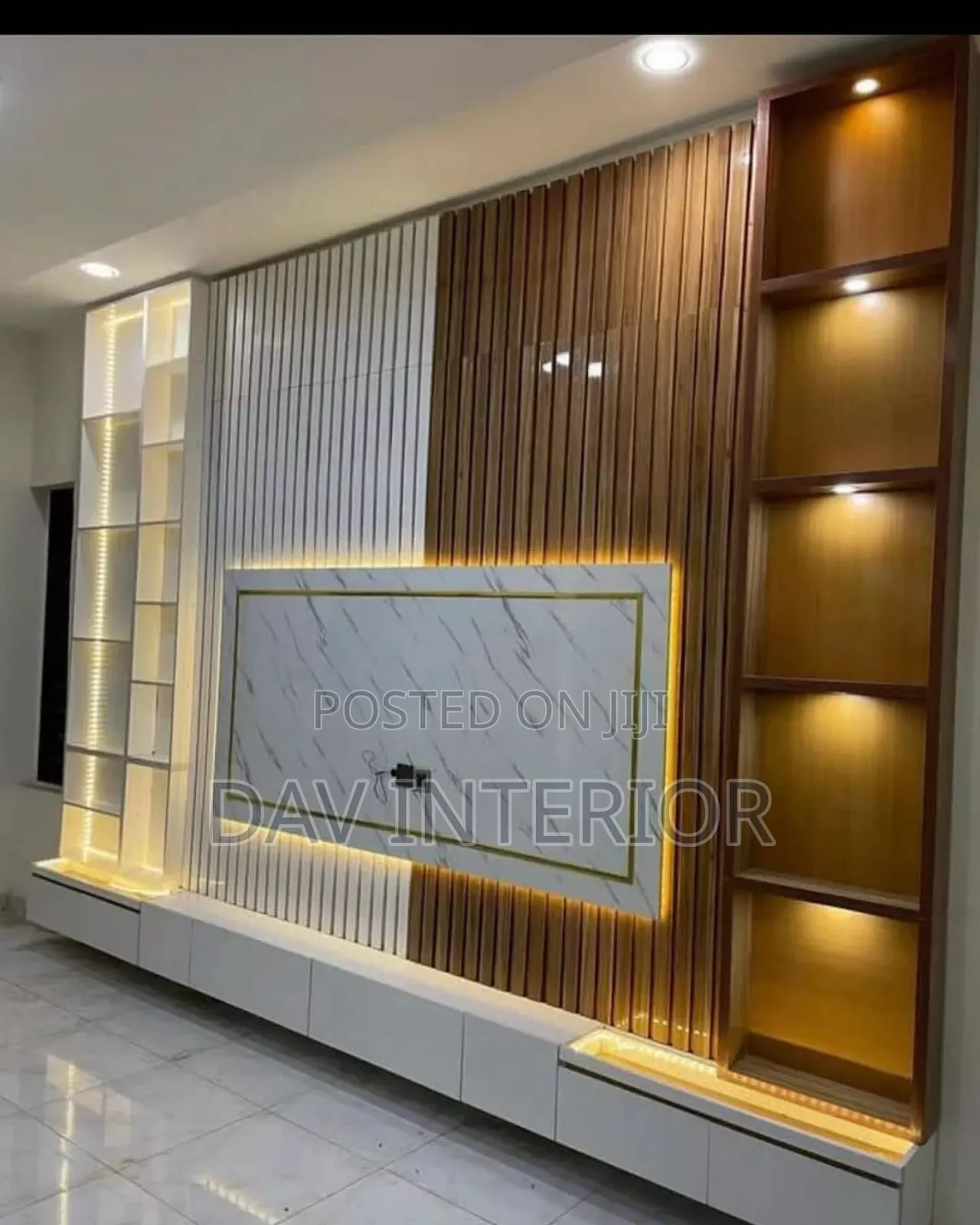 Modern Tv Console Made With MDF More