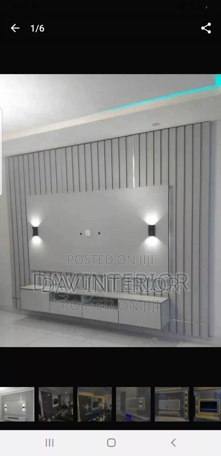 Modern Tv Console Made With MDF More