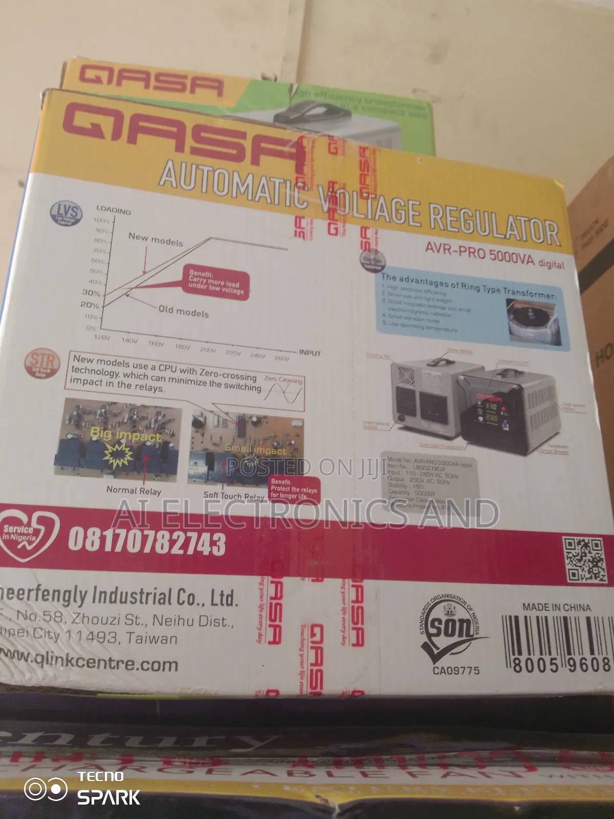 Qasa Voltage Stabilizer 5000w