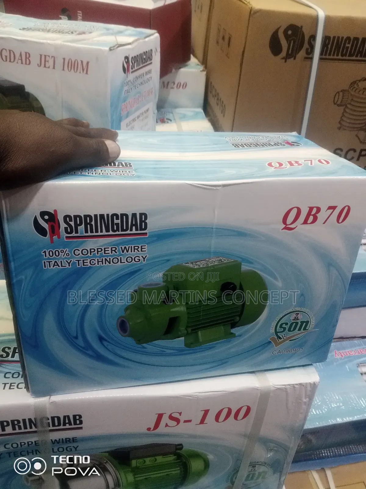 0.75hp Surface Pump, Springdab