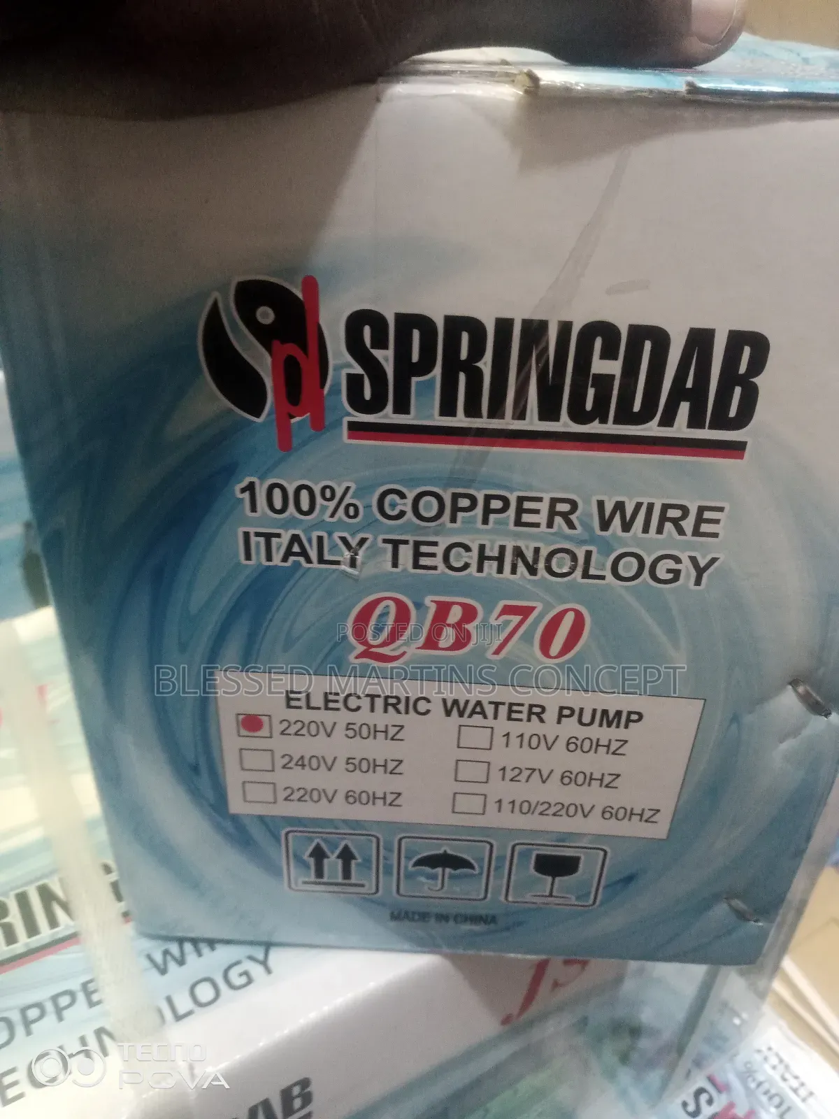 0.75hp Surface Pump, Springdab