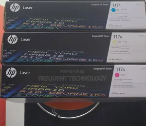 Three Boxes of Hp 117a Original Laser Toner Cartridges