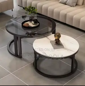 Marble and Glass Center Table