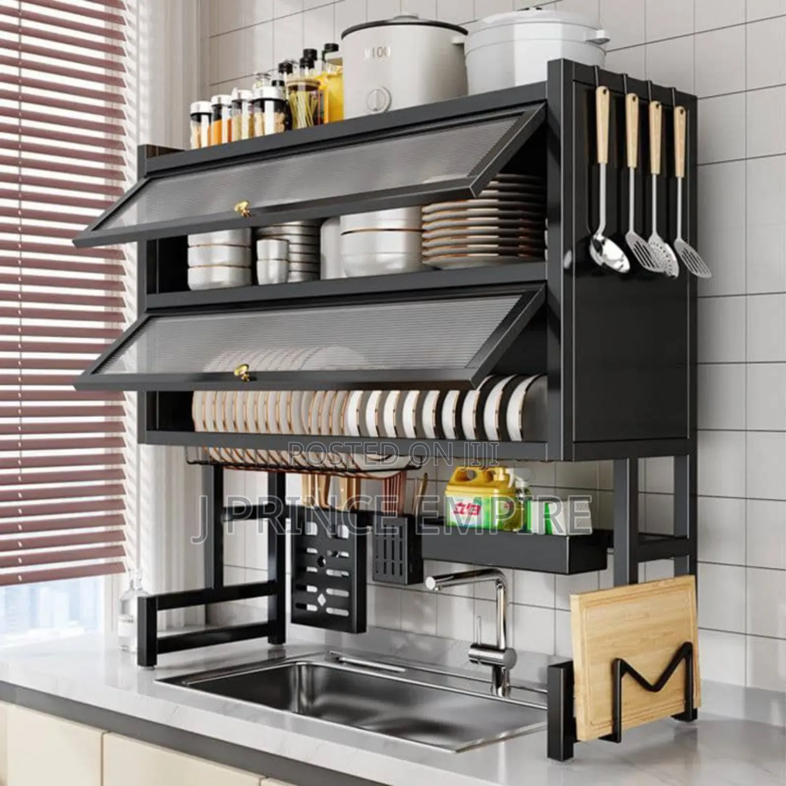 Double Layer Over the Sink Dish Rack