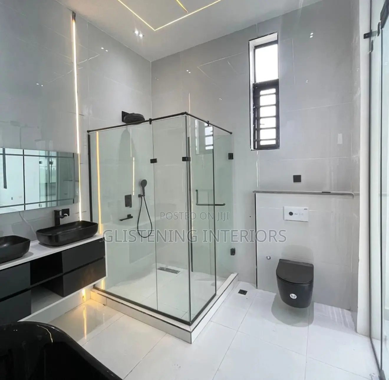 Shower Cubicles L Shape Design