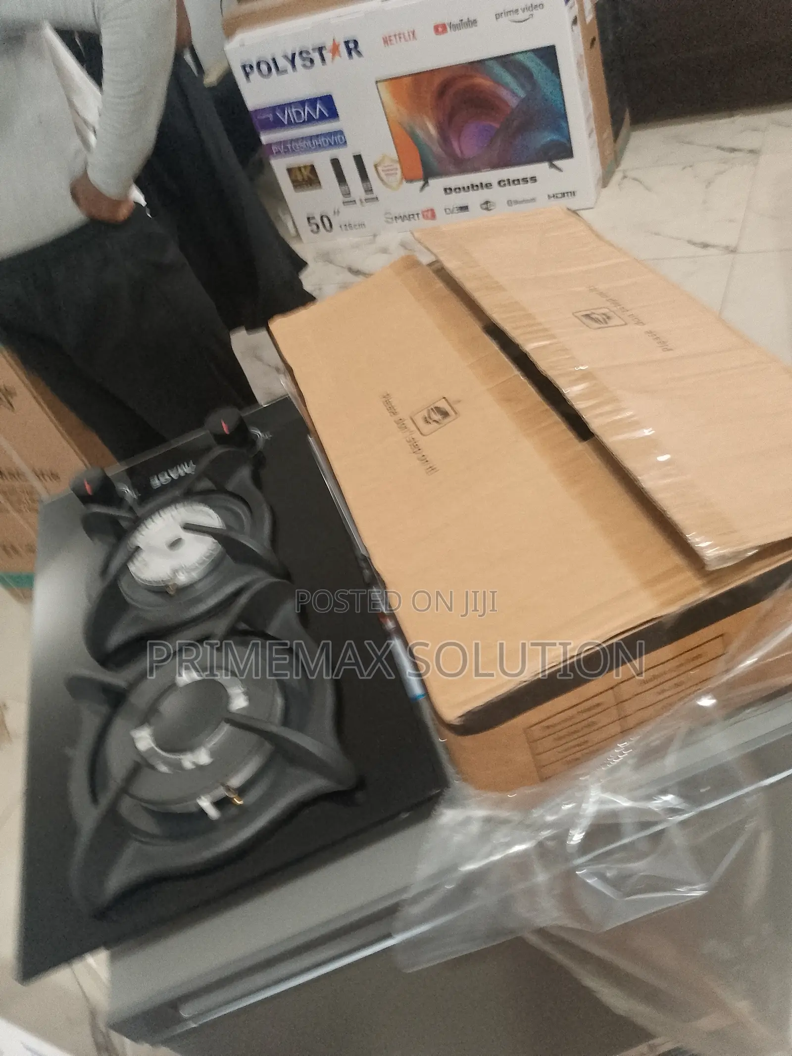 Image Elegant 2 Burner Gas Stove Top