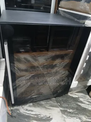 Caple 60cm Black Glass Frame Wine Chiller.