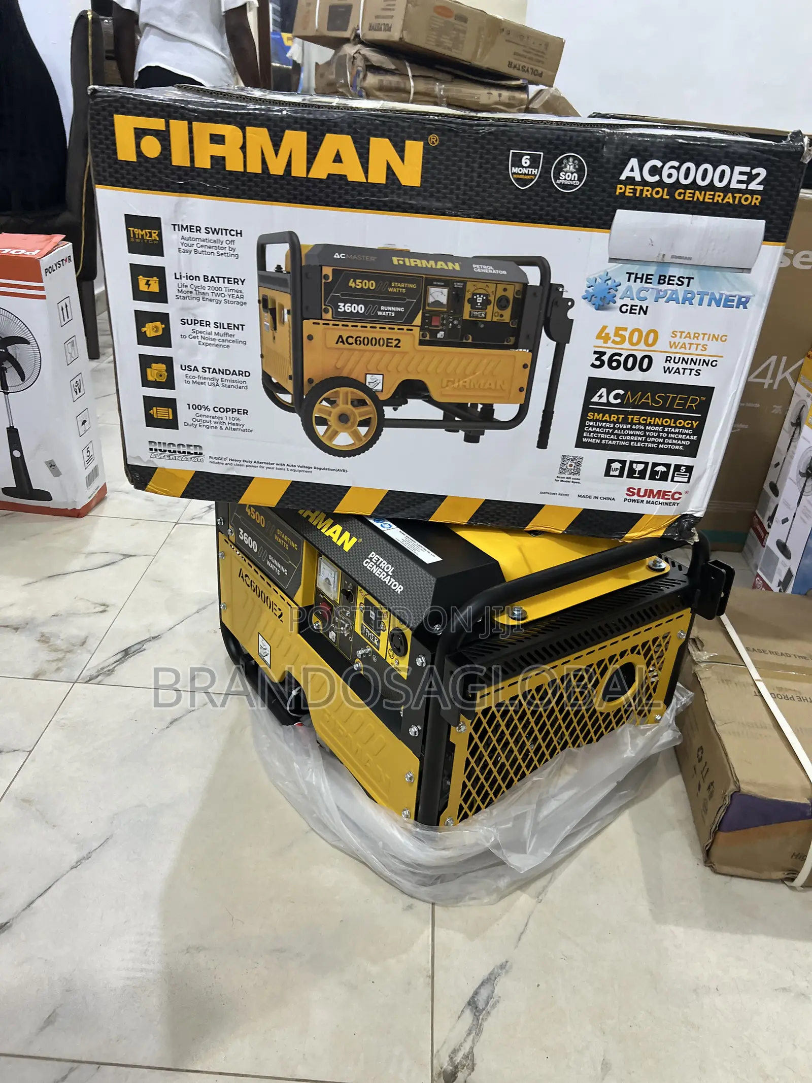 Firman Ac6000e2 3.5kva Key Start Generator – Powerful Backup Solution