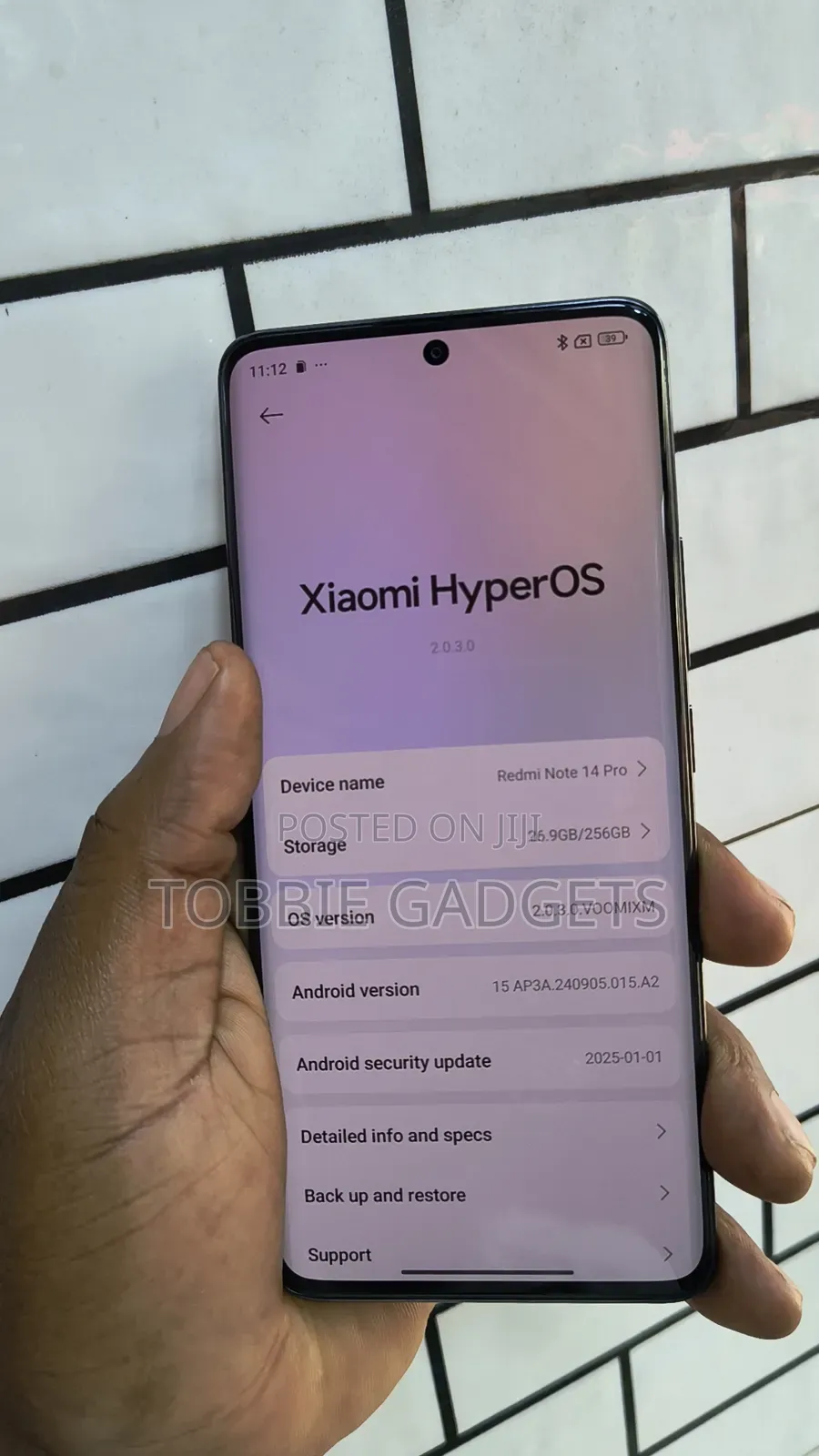 Xiaomi Redmi Note 14 Pro 256 GB Black