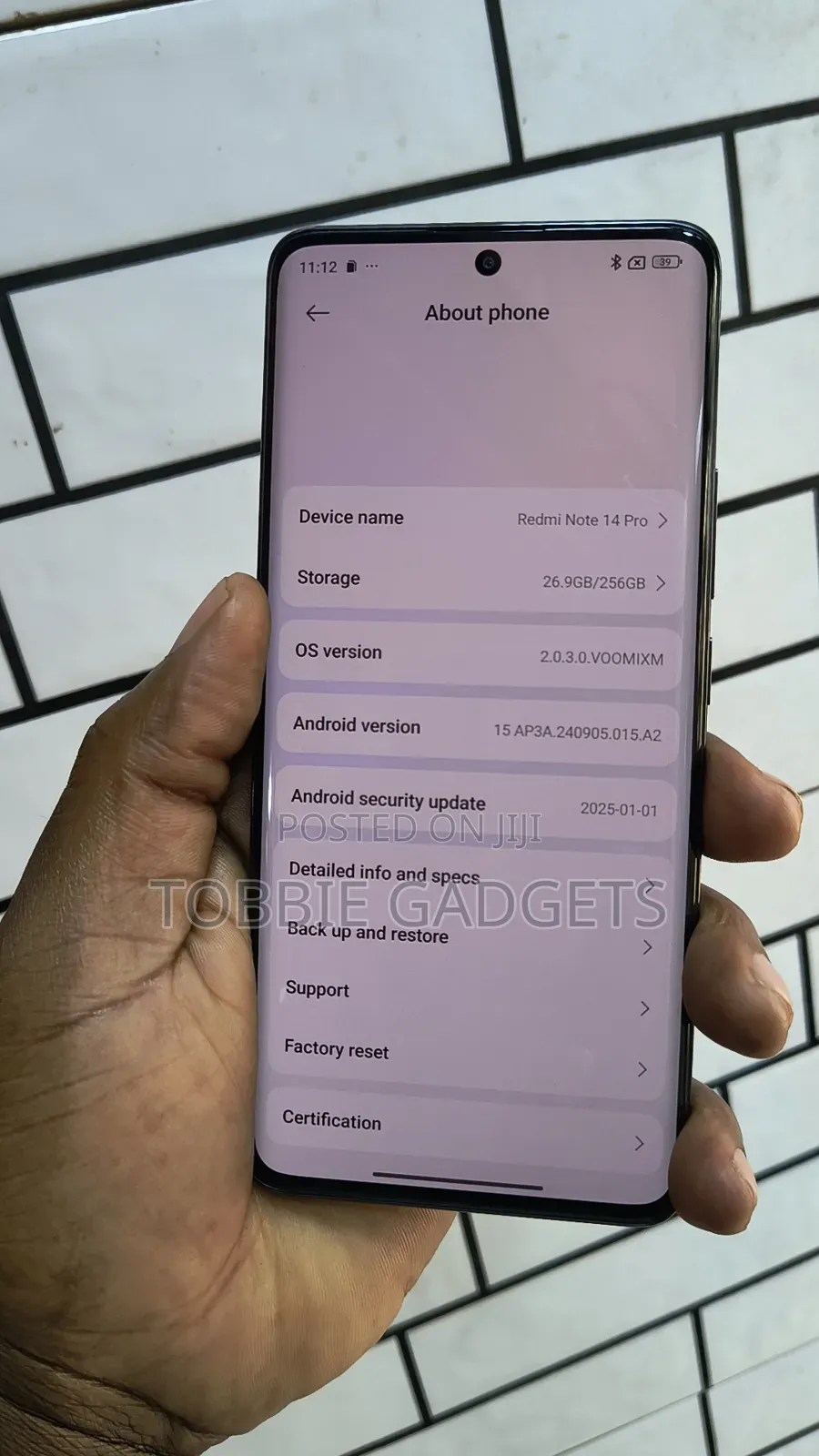 Xiaomi Redmi Note 14 Pro 256 GB Black