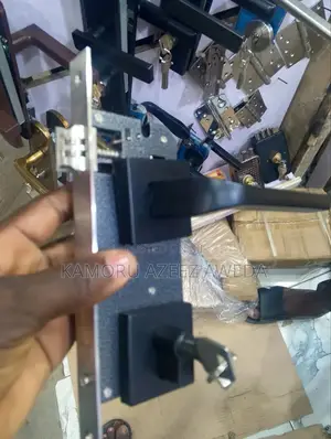 Separate Handle Black Lock Complete