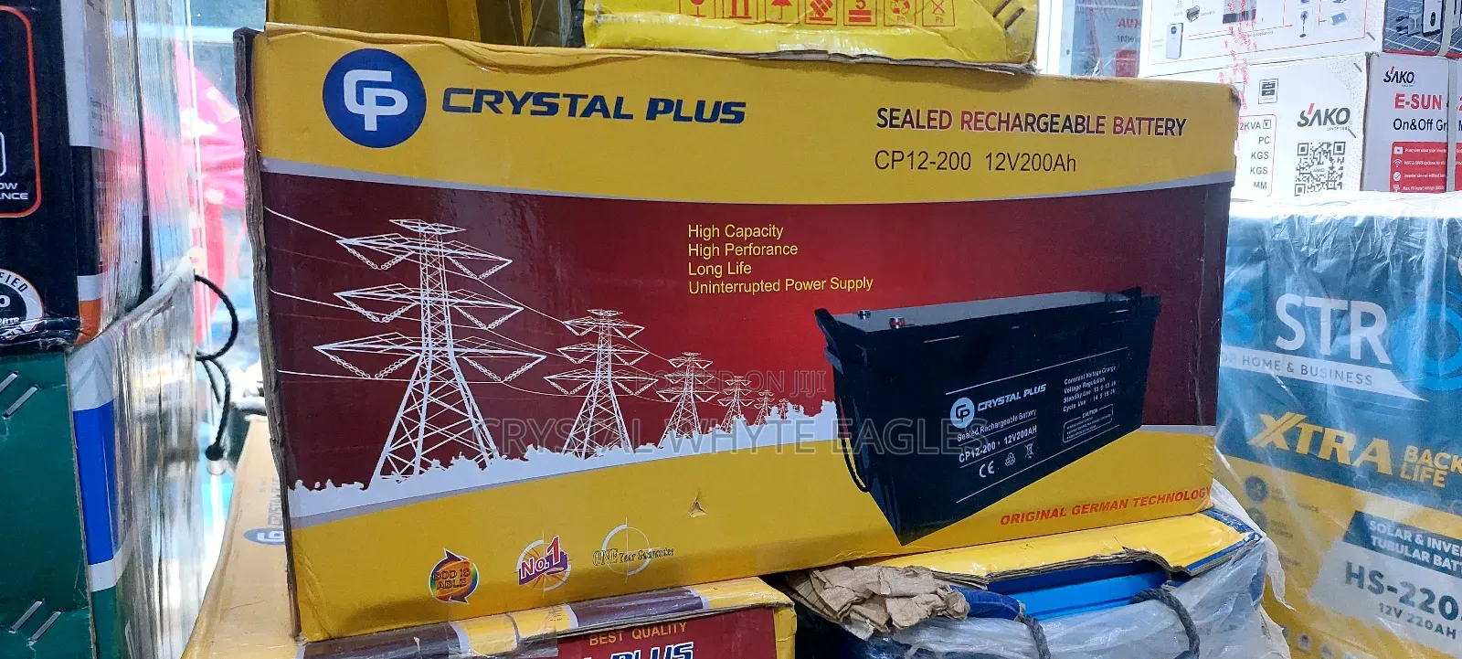 Crystal Plus 200ah Gel Solar Battery