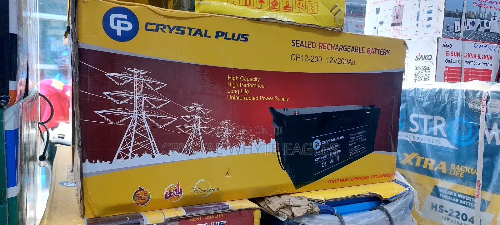 Crystal Plus 200ah Gel Solar Battery