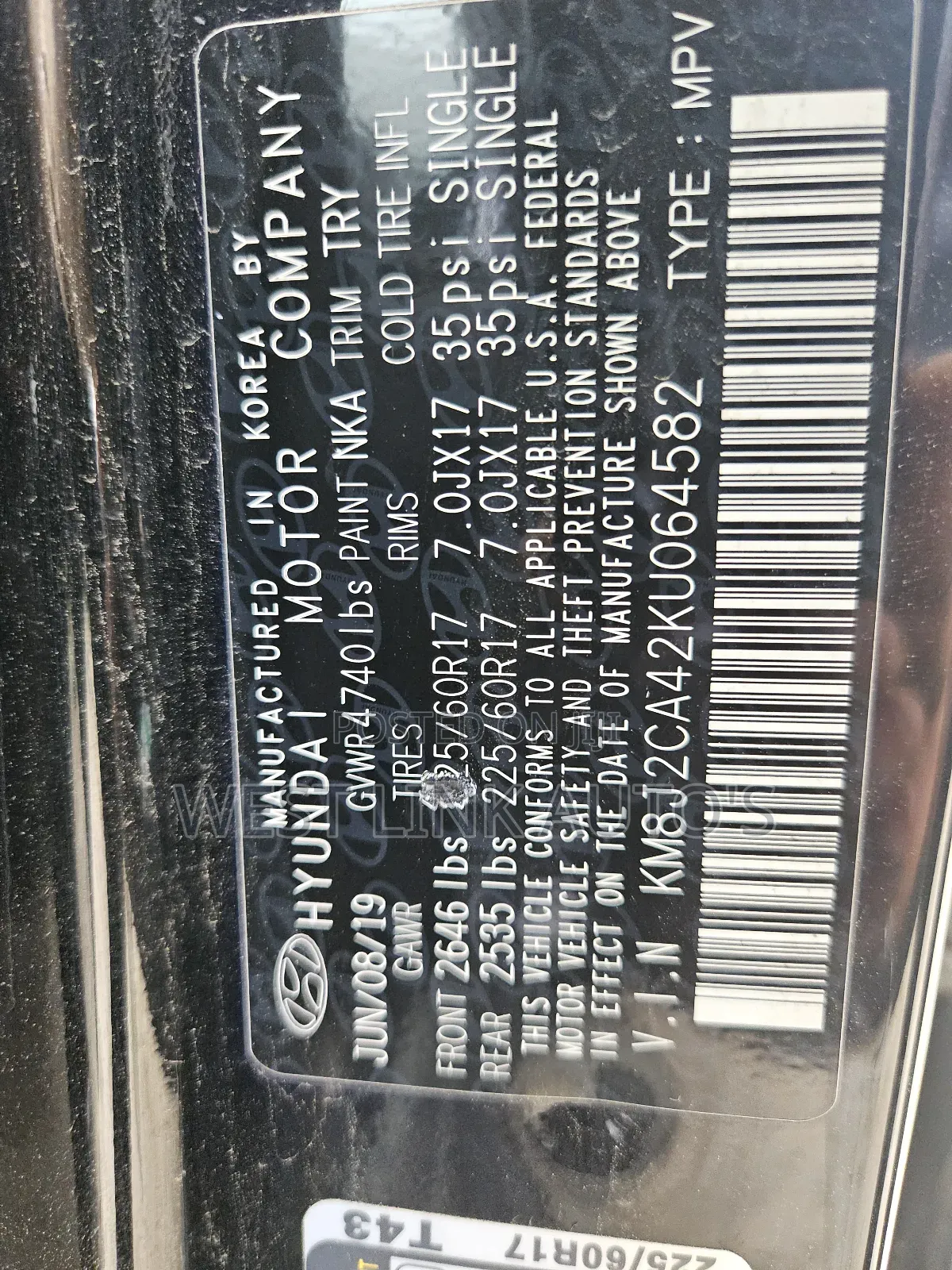 Hyundai Tucson 2019 Black