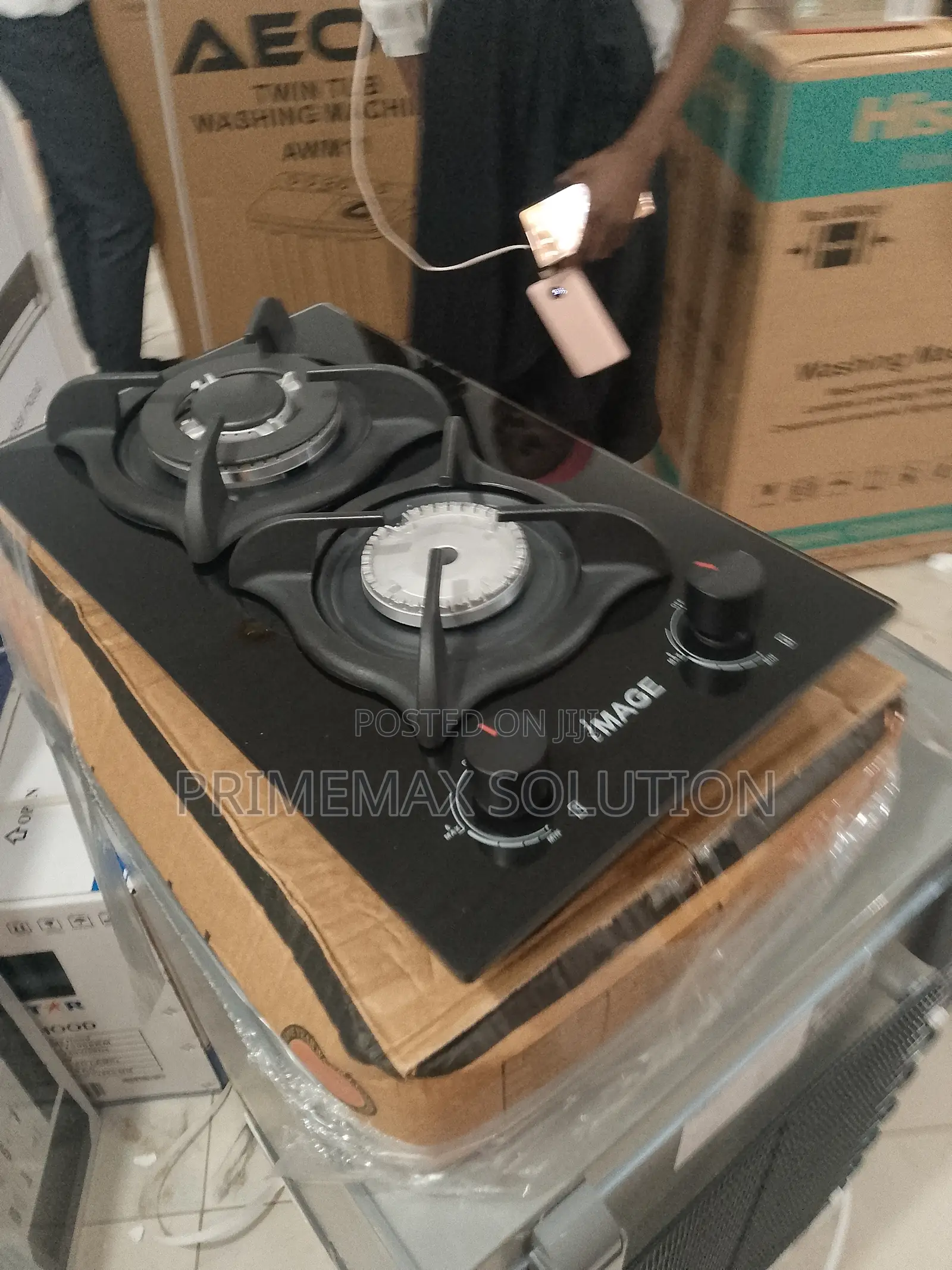 Image Heat Resistant 2 Burner Gas Hob