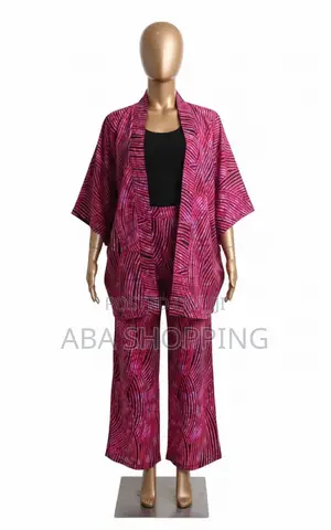 Ready to Wear Kimono Ankara Top and Pant for Ladies in Aba, Abia State