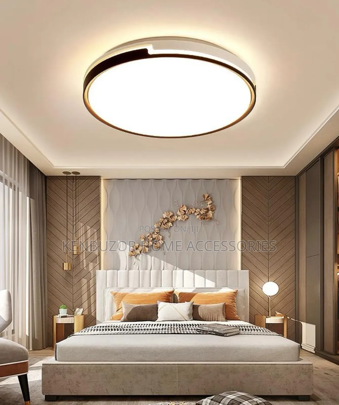 Round Led Modern Ceiling Light