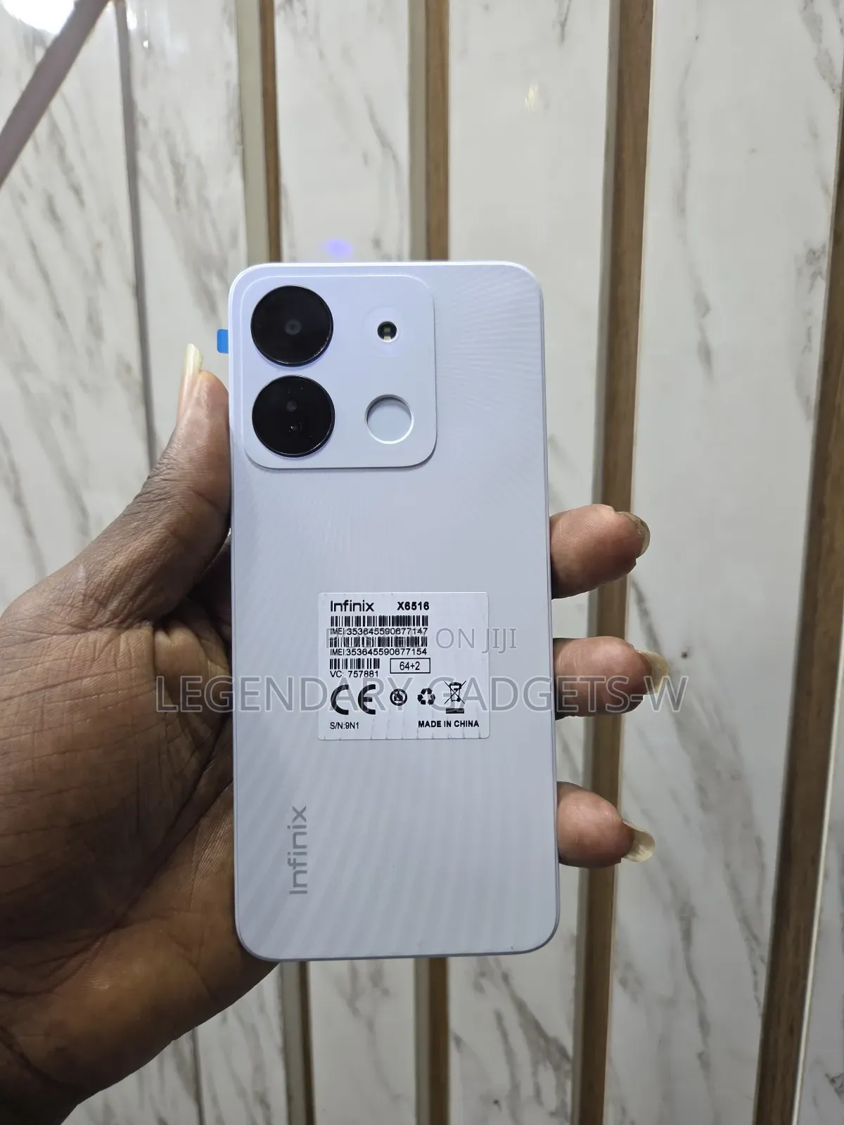 Infinix Smart 7 HD 64 GB White
