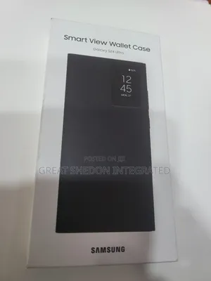 S24 Ultra Smart View Wallet Case