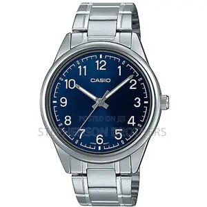Casio MTP-V005d-2b4udf Men’S Blue Triple-Fold Bracelet Small Watch
