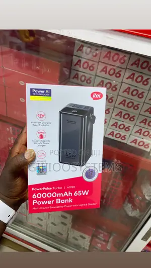 Itel60000mah 65watts Powerbank