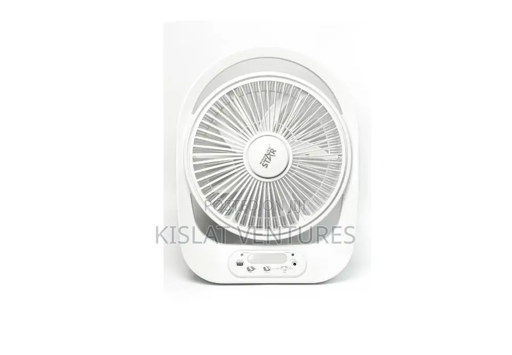 Winning Star 12" Rechargeable Table Fan