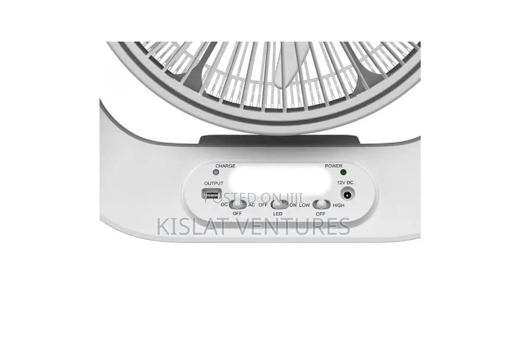 Winning Star 12" Rechargeable Table Fan