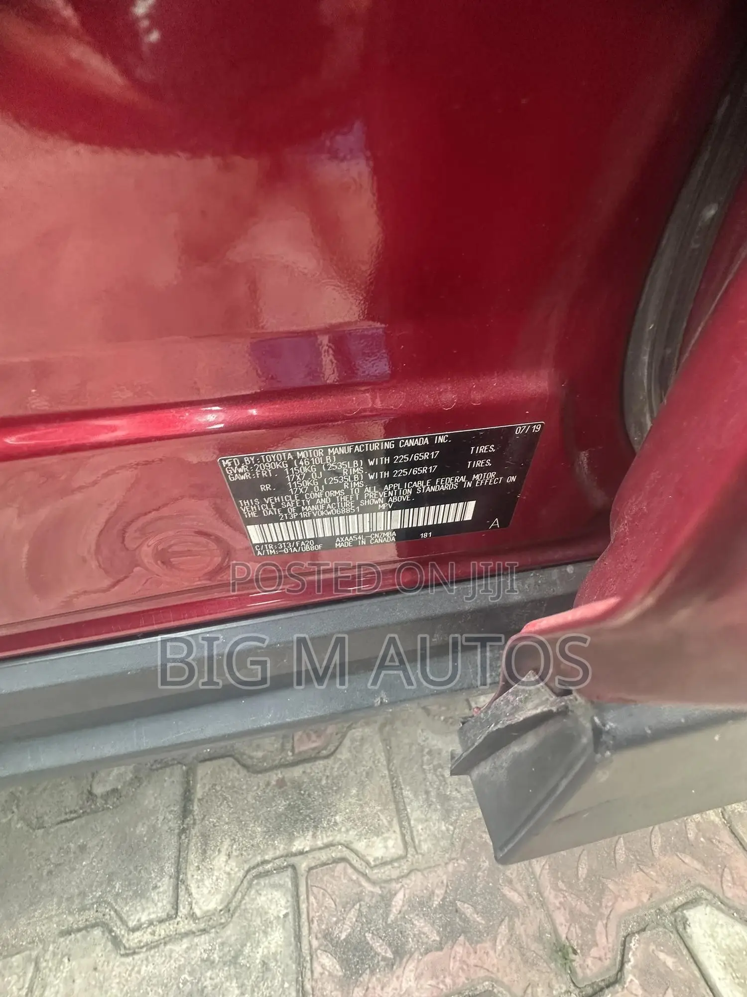 Toyota RAV4 2020 Red