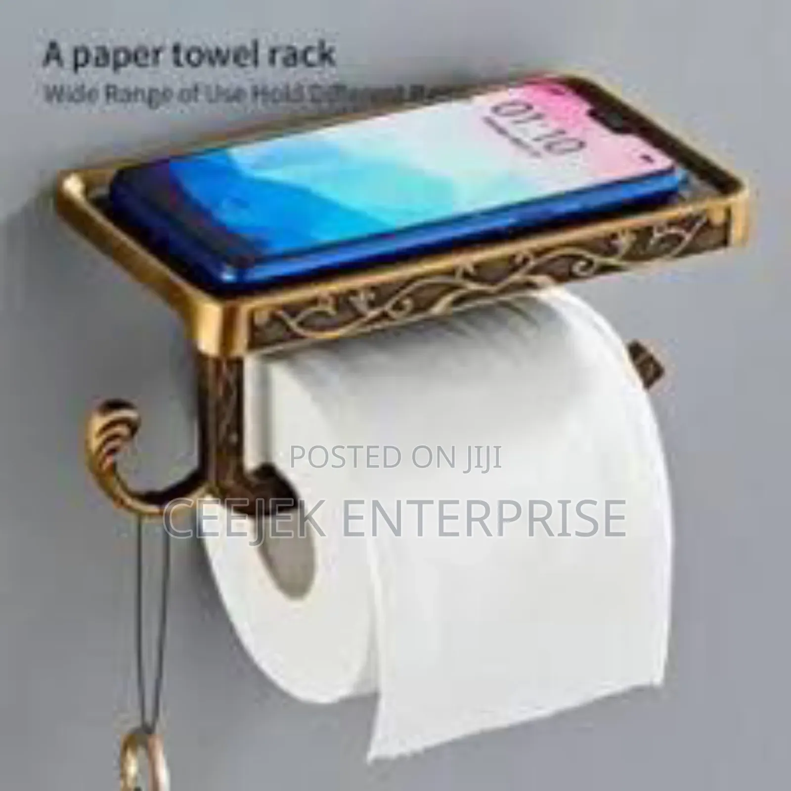 Gold Craft Tissue Holder