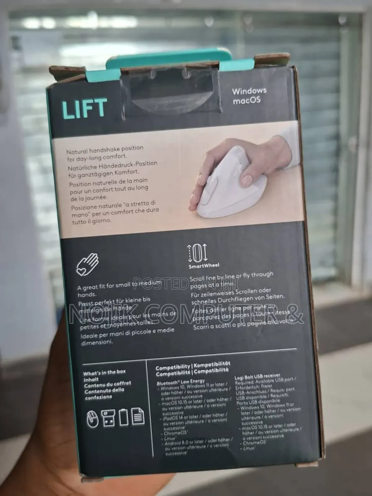 Logitech Lift Vertical Ergonomic Mouse