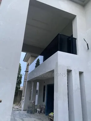 Dark Grey Balcony Glass Sturdy Railing