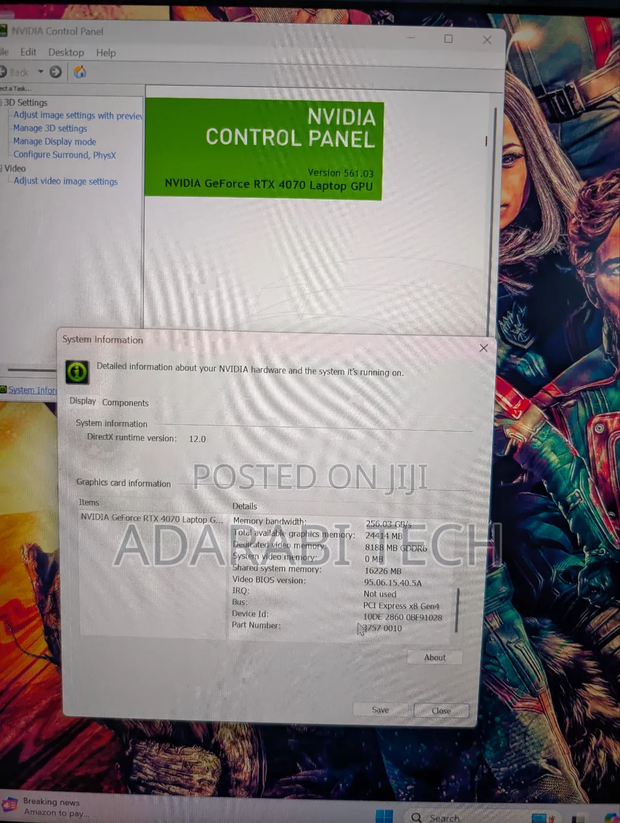 Laptop Dell G16 7630 32GB Intel Core I9 SSD 1T