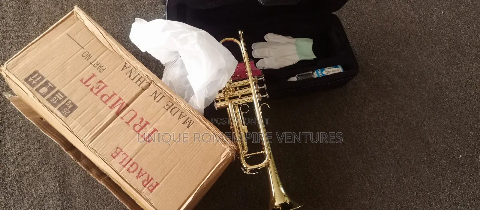 Gold Yamaha Trumpet