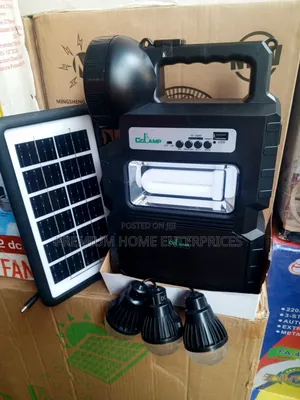 Cclamp Solar Lighting Lantern With Panel and 3 Bulbs