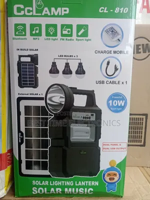 Cclamp Portable Solar Light Power Pack