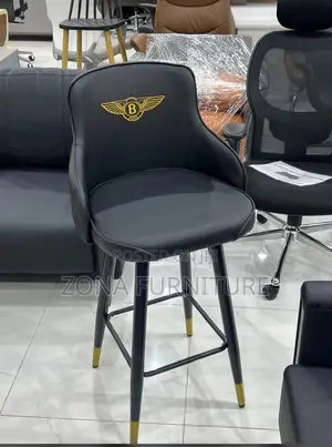 Imported Foreign Design Luxury High Bar Stool With Metal Legs