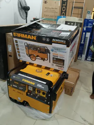 Affordable Firman Ac6000e2 Generator With Wheels - Key Start, Avr, Pow