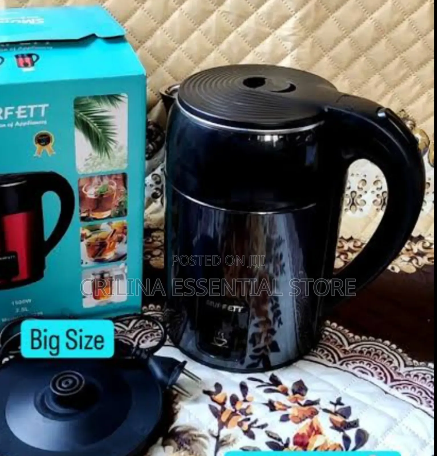 2.5 Liters Smurfett Electric Kettle