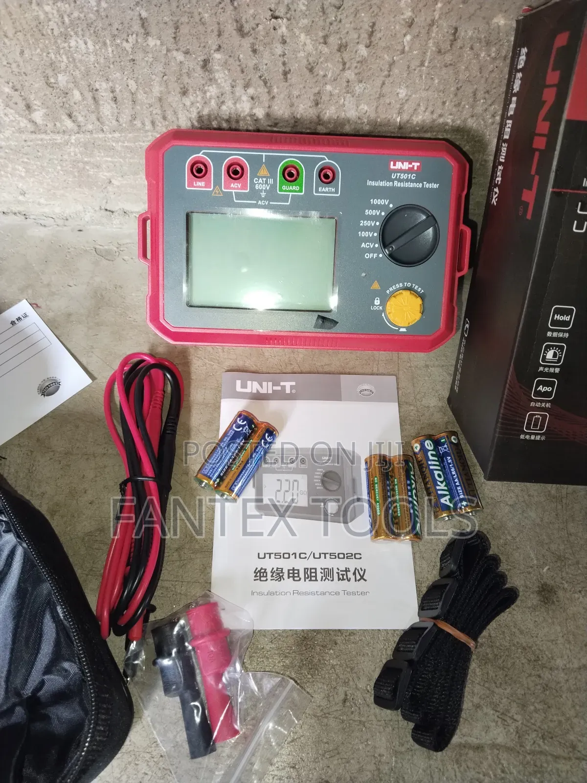 Insulation Tester Ut501c