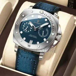 Poedagar Fabric Strap.Functional.Chronograph. Watches
