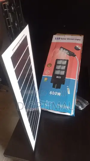 150 - 600watts Solar-Powered Streetlight.