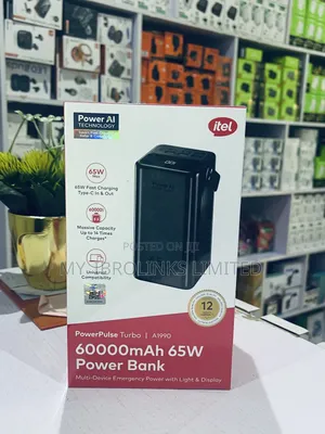 Itel 60000mah 65w Power Bank