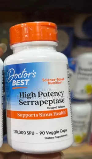 Doctor's Best High Potency Serrapeptase 120,000 Spu X 90 Caps